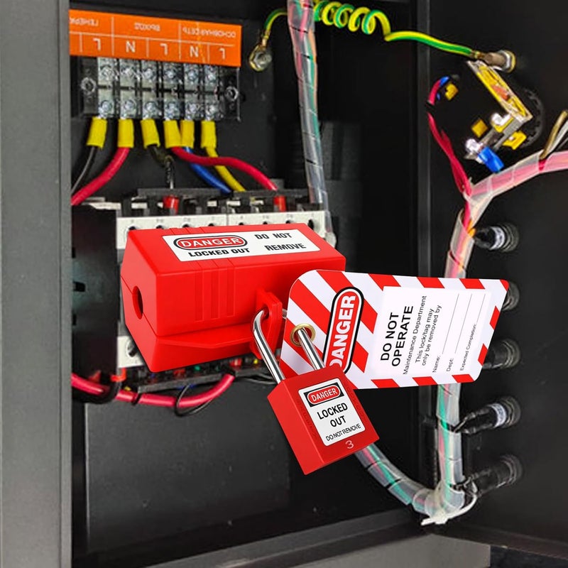 Xeoca Lockout Tagout Kit，Lock Out Tag Out Kits Electrical，Lockout Kit，Electrical Lockout Tagout Kit，Industrial Lockout Tagout Kit，Lock Out Tag Out，Loto Locks - Image 4